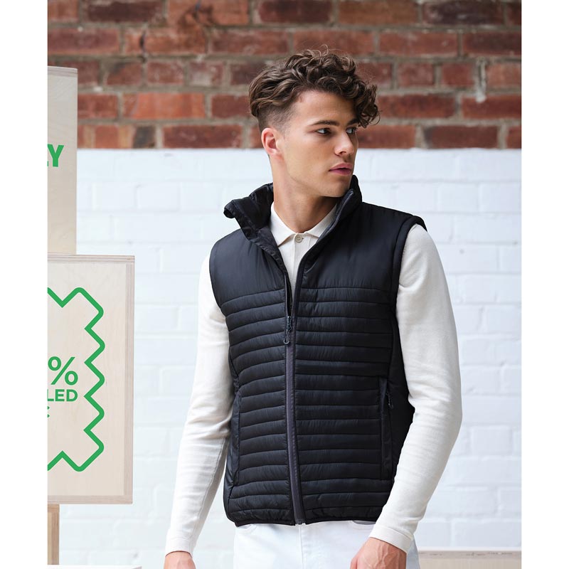 Honestly made recycled insulated bodywarmer - Black S